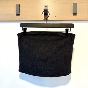 Beyond Yoga Tube Top - Size Medium - Black Spacedye Strapless Stretch Bra